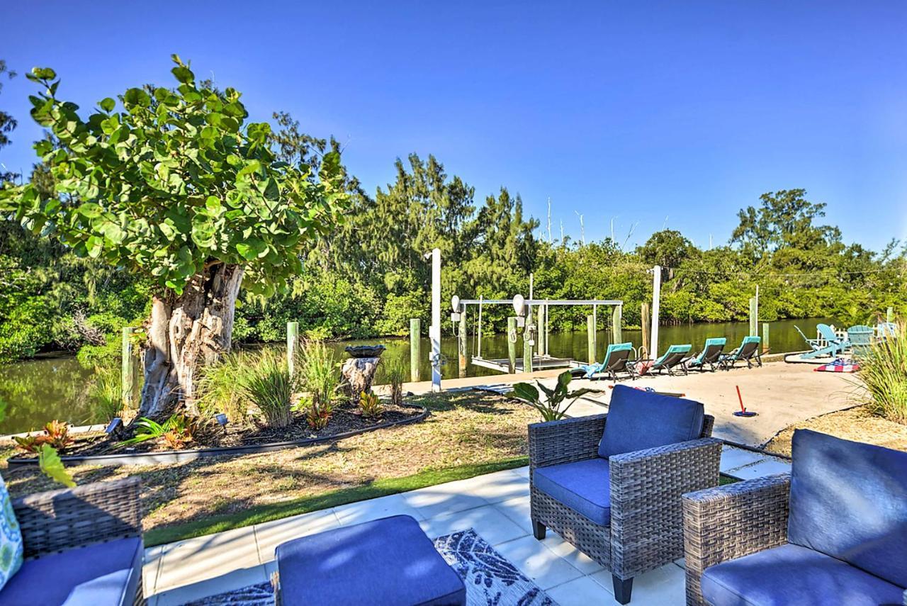 Waterfront Bradenton Home Heated Pool And Fire Pit Exterior foto