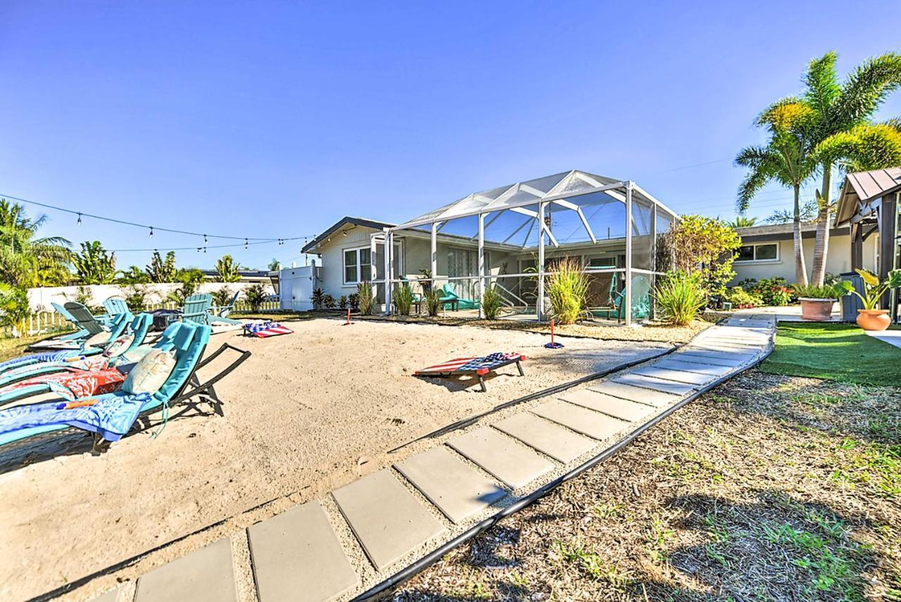 Waterfront Bradenton Home Heated Pool And Fire Pit Exterior foto