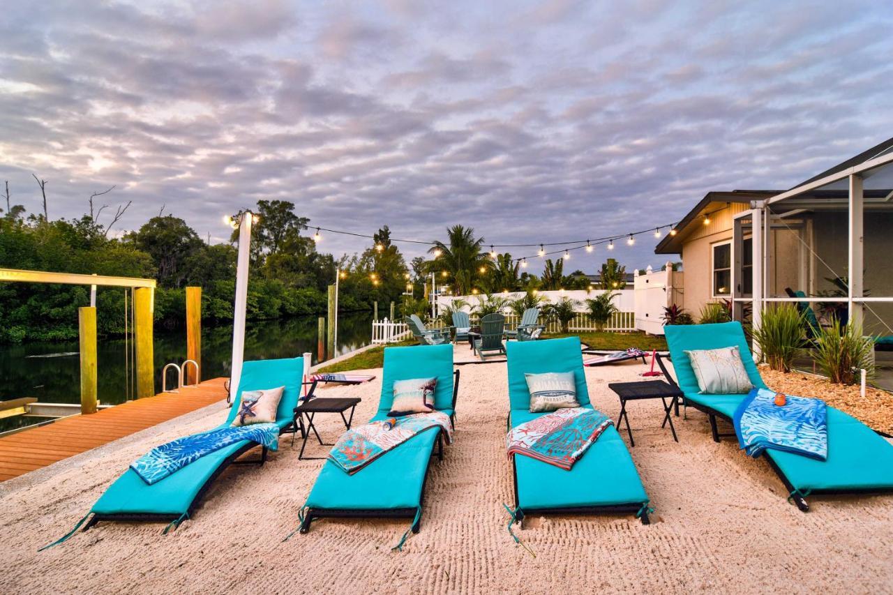 Waterfront Bradenton Home Heated Pool And Fire Pit Exterior foto