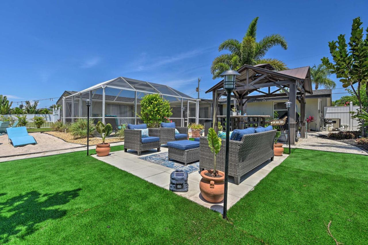 Waterfront Bradenton Home Heated Pool And Fire Pit Exterior foto